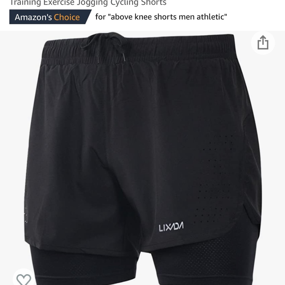 Lixada Mens workout short